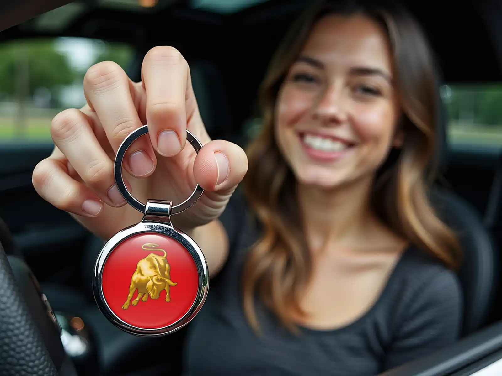 Lamborghini Support Clés Design Métal Élégant